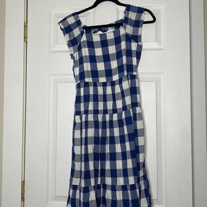 Large Gingham Dress